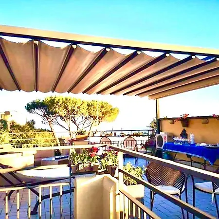 Seeview Rooftop House Between Sorrento And Amalfi Massa Lubrense Exterior photo