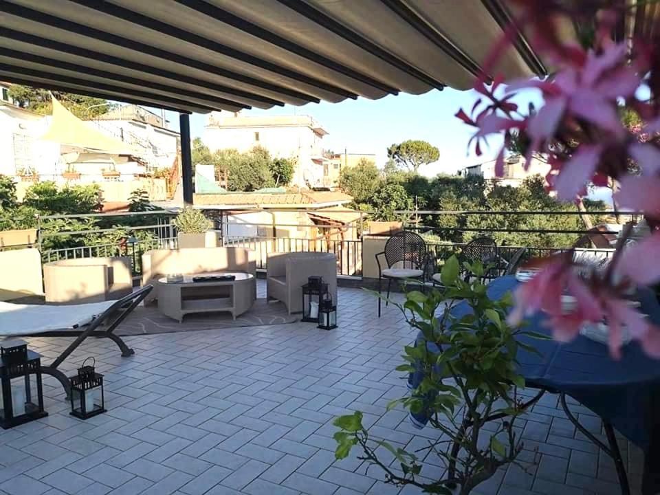 Seeview Rooftop House Between Sorrento And Amalfi Ferienhaus *