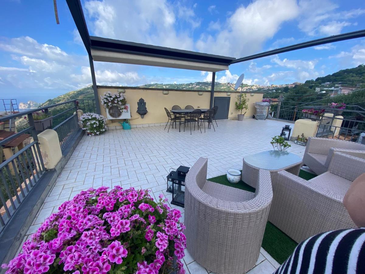 Seeview Rooftop House Between Sorrento And Amalfi Ferienhaus Massa Lubrense