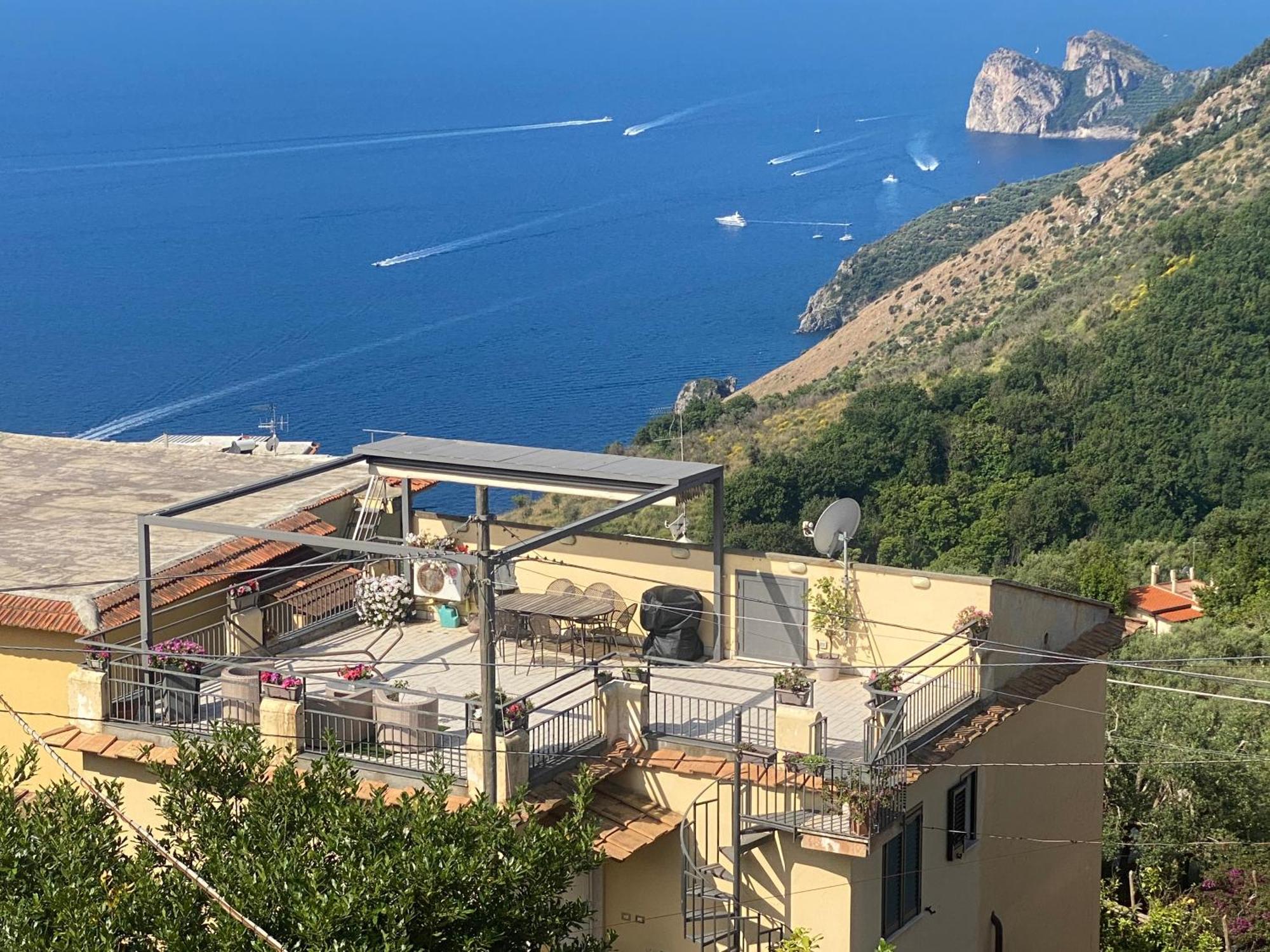 Seeview Rooftop House Between Sorrento And Amalfi *